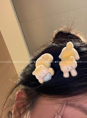 韩国INS彩色可爱花朵小抓夹女侧边发夹子头饰迷你刘海发夹鲨鱼夹