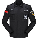 Комплект для работы, летняя одежда, черная униформа, короткий рукав