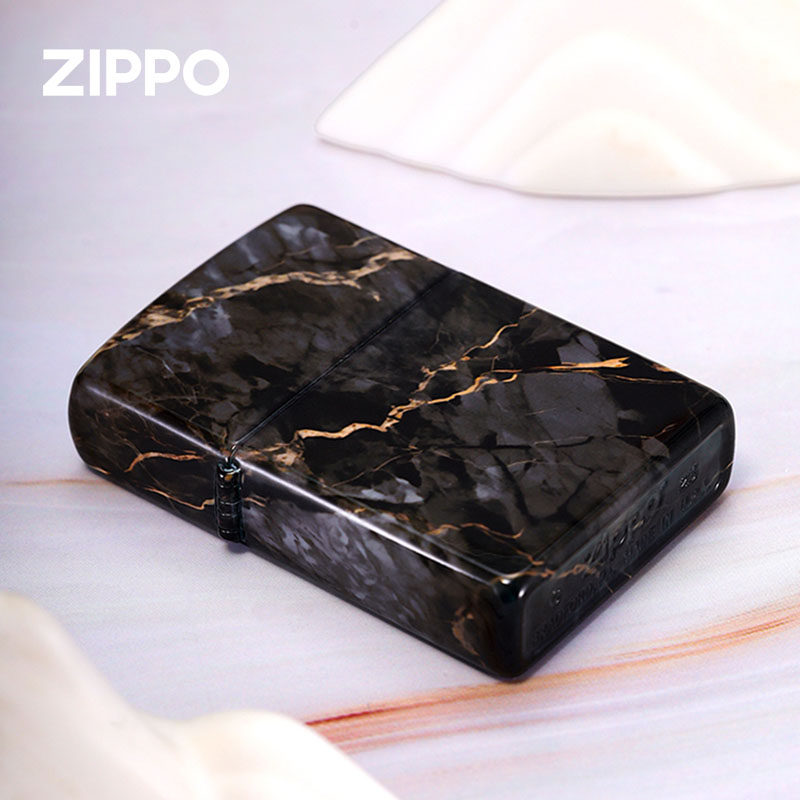 zippo打火机 璀璨黑曜石官方芝宝正版防风火机彩印新年礼物送男友,淘宝优惠券,粉丝福利购,淘宝优惠卷