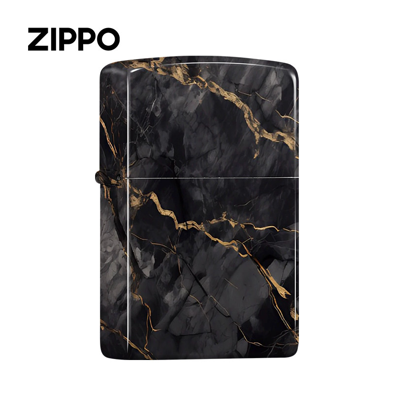 zippo打火机 璀璨黑曜石官方芝宝正版防风火机彩印新年礼物送男友,淘宝优惠券,粉丝福利购,淘宝优惠卷