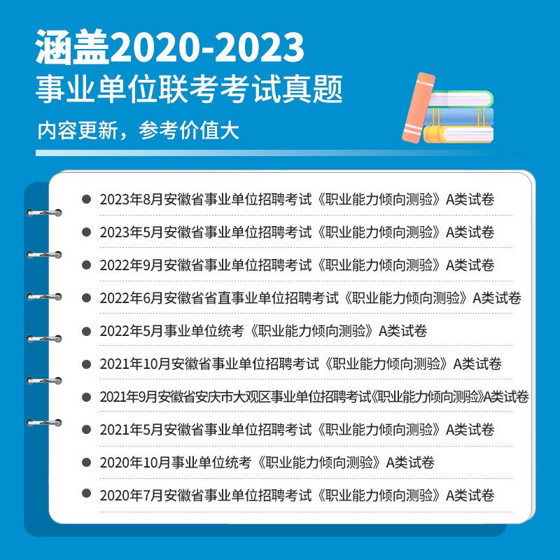 安徽省综合管理A类华图省直事业单位编制考试资料2024联考b类c类d类医疗卫生e类职业能力倾向测验和综合应用能力教材历年真题试卷 - 图1