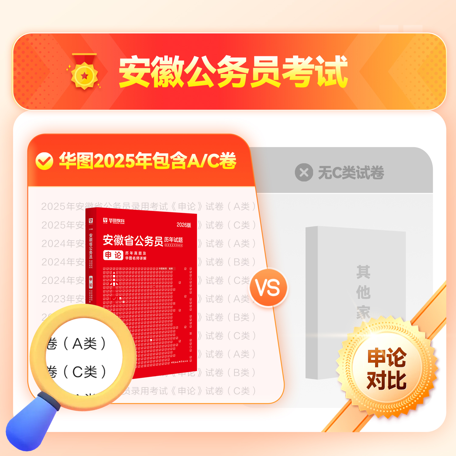 华图安徽省考公务员考试用书2025省考行政职业能力测验行测申论教材历年真题试卷李梦娇常识公安招警选调生乡镇省考历年真题2025