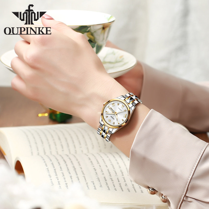 瑞士十大女士全自动防水时尚机械表 aesop伊索翠清国产腕表