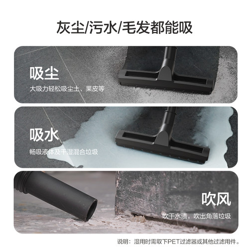 亿力吸尘器家用大吸力小型强力大功率装修美缝工业商用手持吸尘机 - 图1