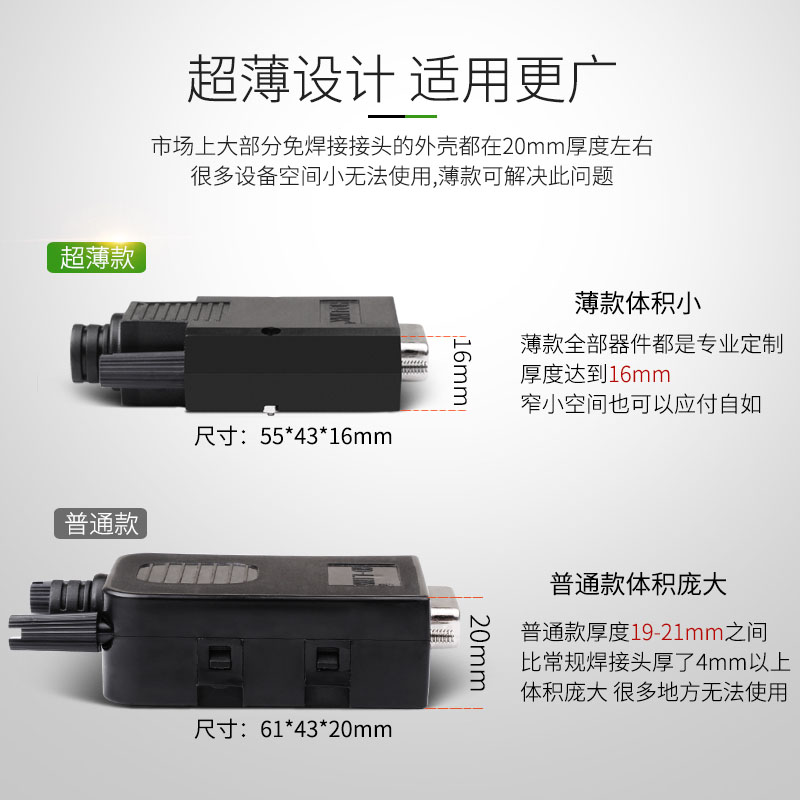 免焊DB15 免焊接 并口 2排15针孔接头 DB15公 母头 接线柱 转接板 - 图1