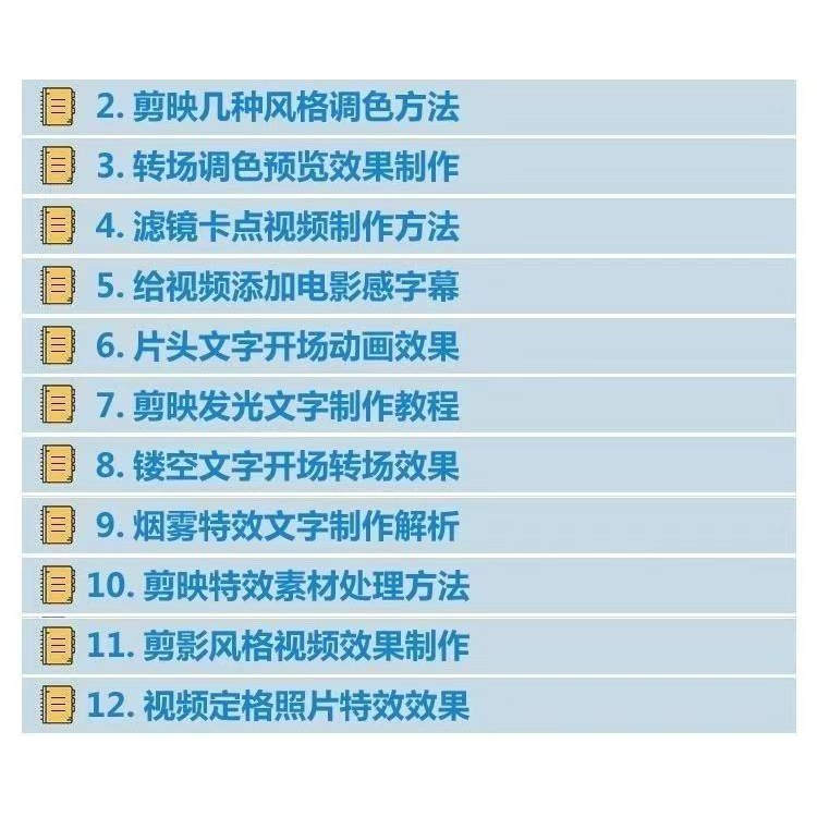 剪映手机电脑专业版剪影教程入门到精通教学习短视频剪辑制作优盘 - 图1