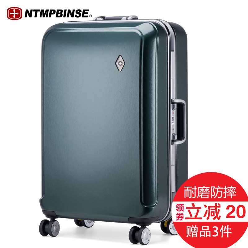 瑞士军刀女万向轮男网红密码箱 ntmpbinse旅行箱