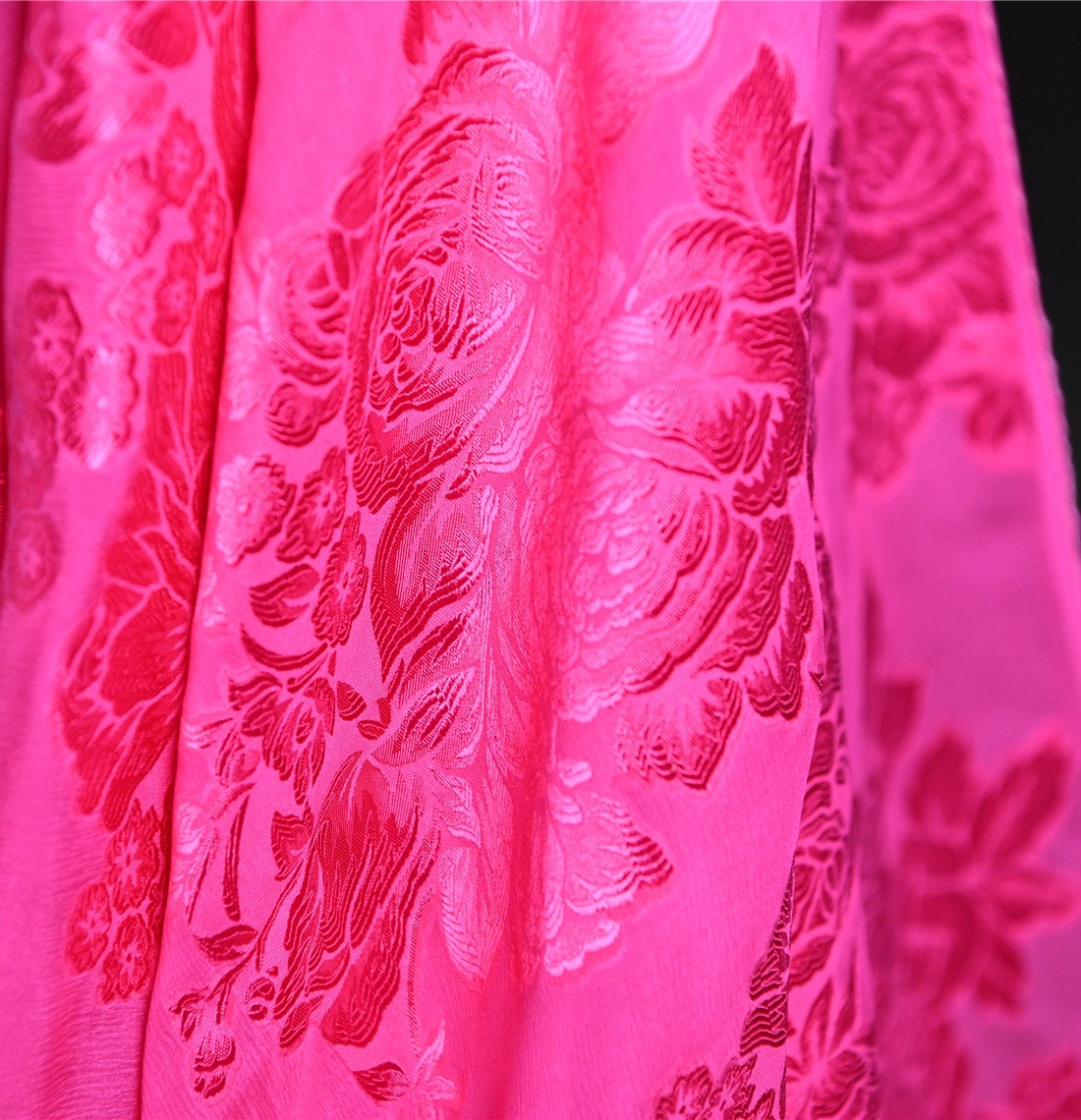 初恋红妆 新中式品牌订单真丝剪花顺纡乔其纱19姆100丝135宽 设计,淘宝优惠券,粉丝福利购,淘宝优惠卷