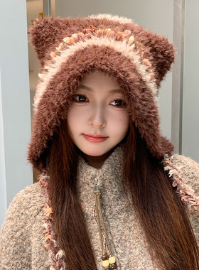 艾凝雪秋季宽檐秋冬季帽子帽子