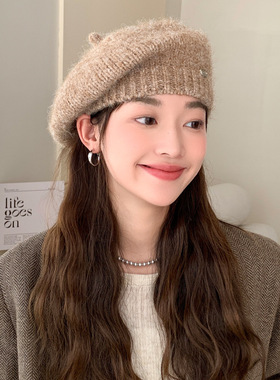 艾疑雪小清新秋季无檐帽子