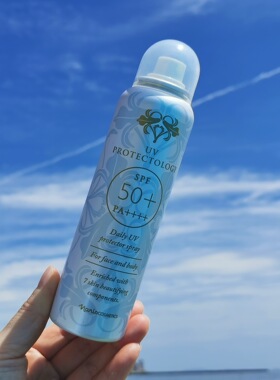 日本娜丽丝30倍防晒乳+喷雾组合spf50/防水防汗/清爽不黏日常户外
