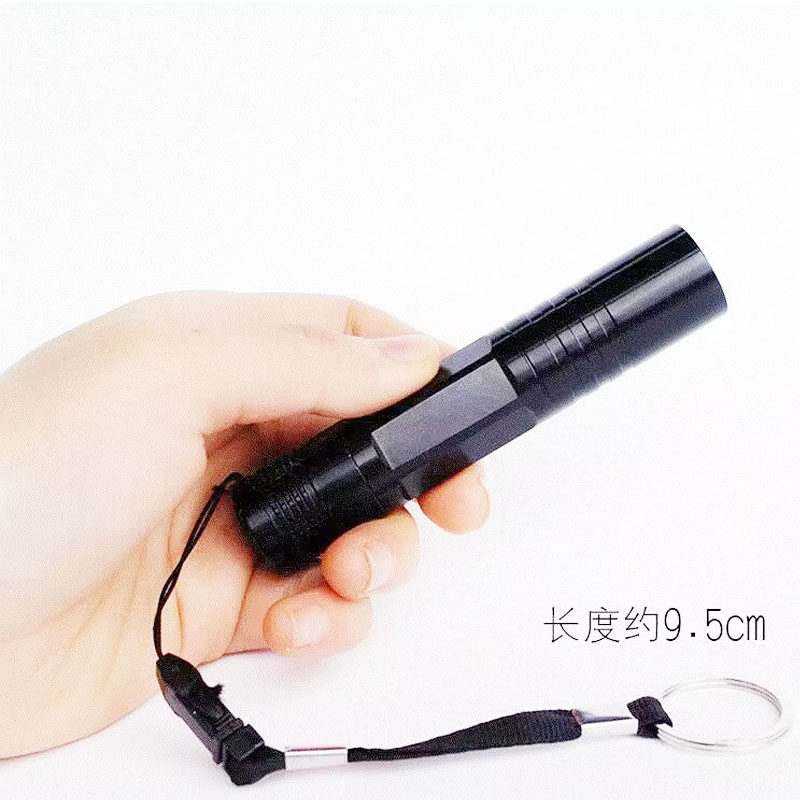 迷你LED强光铝合金6面小电5号电池供电户外照明电筒礼品定制LOGO,淘宝优惠券,粉丝福利购,淘宝优惠卷