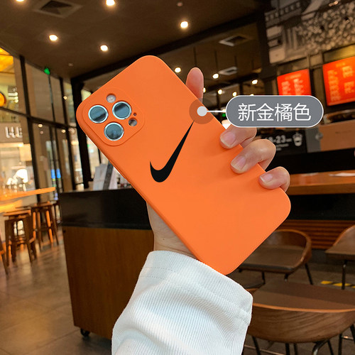简约16高级感适用苹果15手机壳iphone13网红17新款11nike情侣xs防摔14promax硅胶xr软壳12潮牌7p/8plus保护套 - 图2