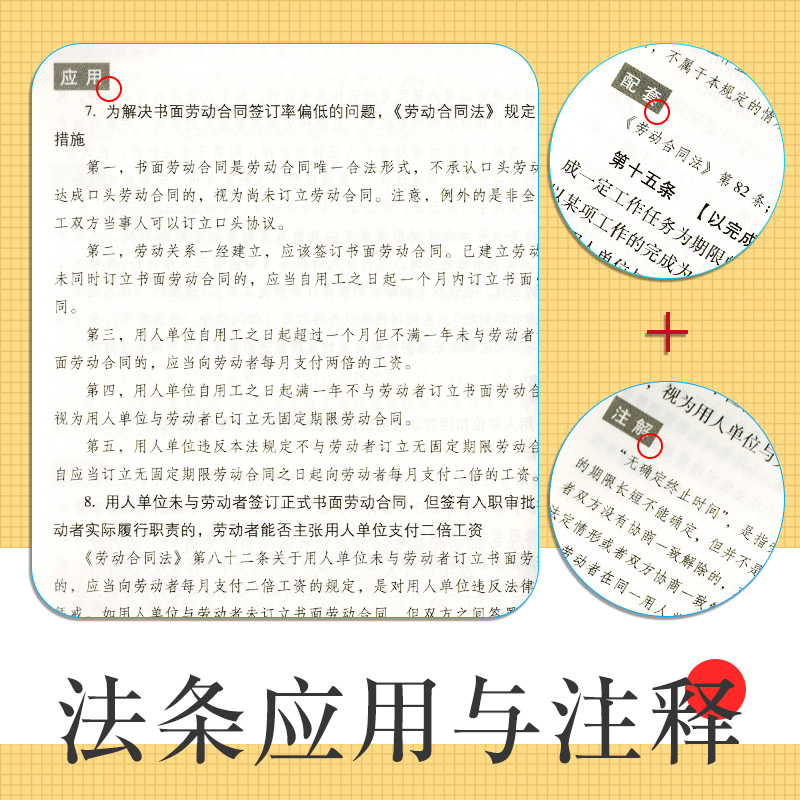 正版劳动法书籍2024全新版法条劳动合同法劳动争议调解仲裁法社会保险法职业病防治法注解配套中华人民共和国劳动纠纷法律法规全书 - 图2