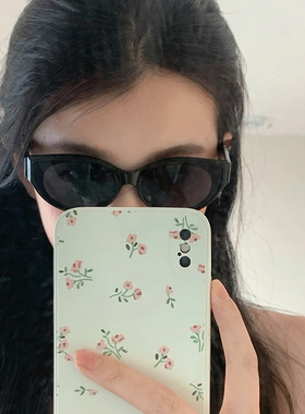 韩版猫眼椭圆形个性时尚太阳镜潮