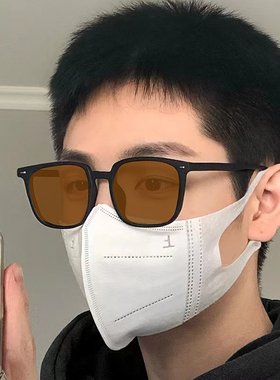 网红同款防紫外线变色近视太阳镜