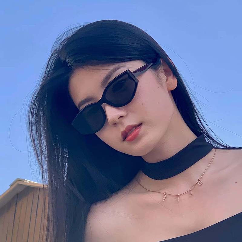 韩系不规则时尚墨镜女潮酷妹显脸小凹造型防紫外线街拍复古太阳镜,淘宝优惠券,粉丝福利购,淘宝优惠卷
