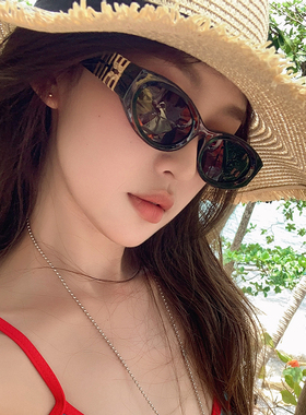 玳瑁色网红太阳眼镜显瘦韩版