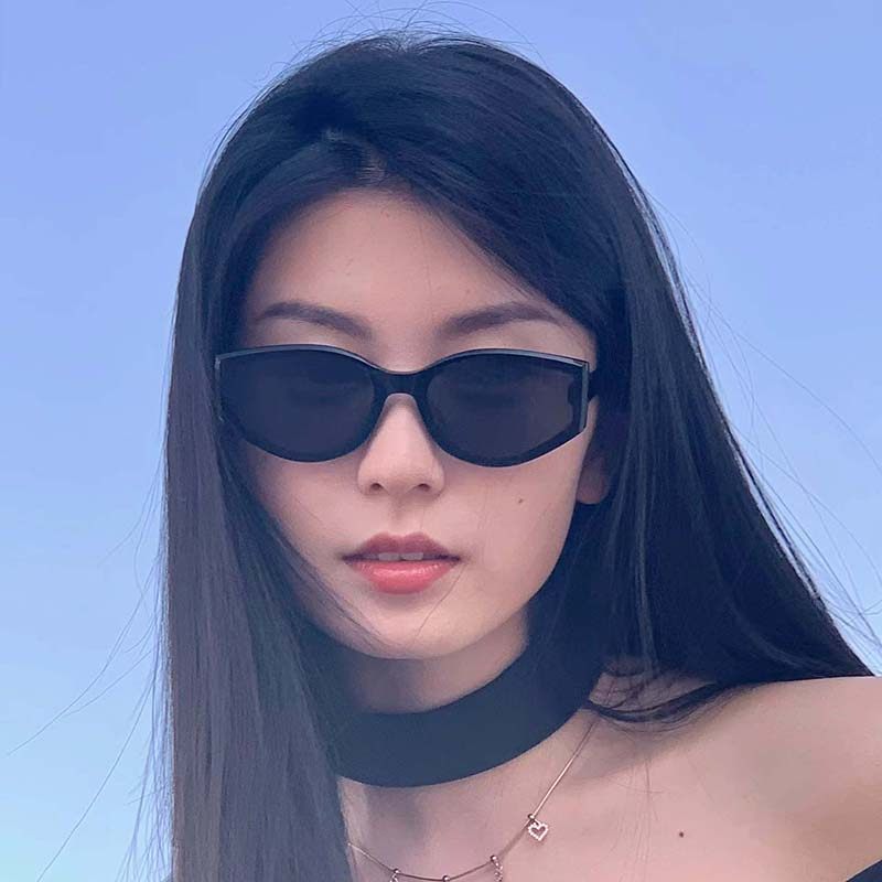 韩系不规则时尚墨镜女潮酷妹显脸小凹造型防紫外线街拍复古太阳镜,淘宝优惠券,粉丝福利购,淘宝优惠卷