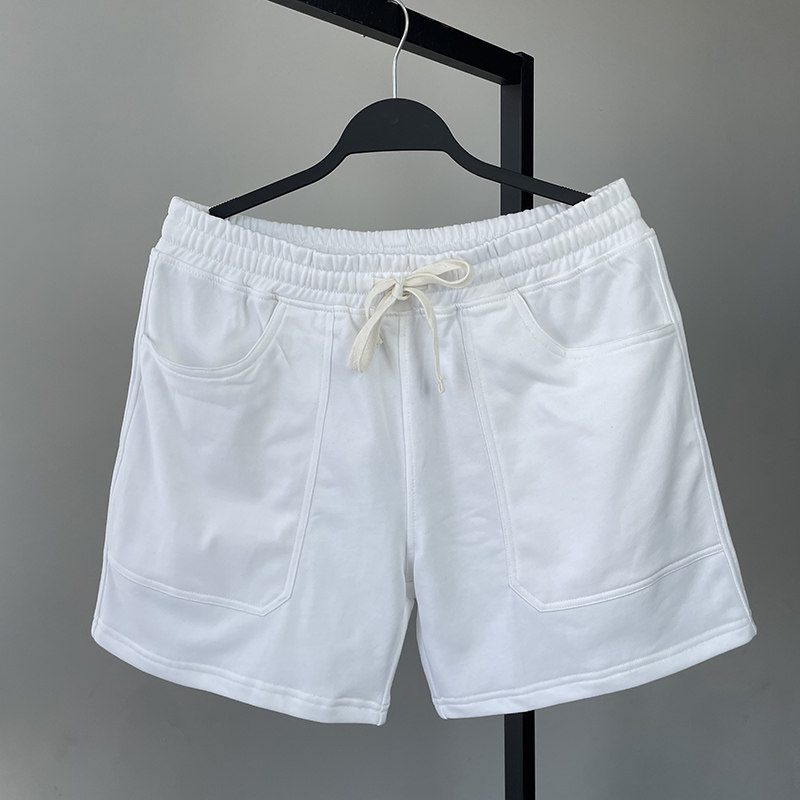 针织纯棉工装短裤男士四分裤 宽腰带舒服系带4分裤男款运动裤健身,淘宝优惠券,粉丝福利购,淘宝优惠卷