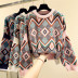 Áo len nữ mặc ngoài mùa thu 2019 áo mới lưới màu đỏ Gió lười chạm đáy áo len - Đan Cardigan áo len kiểu hàn quốc cực đẹp Đan Cardigan