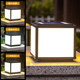 Nuanduo Solar Pillar Lamp Outdoor Outdoor Villa