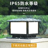 Nuanduo Solar Pillar Lamp Outdoor Wall Fence Lamp
