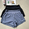 Sports shorts women's summer three-point running library fake two-piece anti-exposure tennis pants skirt beautiful waist yoga fitness 0097