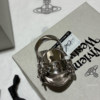 Vivienne Westwood Queen Mother Knight Ring 925 Silver Armor Joint Ring Men's and Women's NANA Same Style