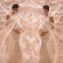 Pregnant Woman Photos Clothing New Senior Brief Brief Exhibition Fairy Gas Pregnancy Mommy Photography Smeared With Big Belly Photos Clothing