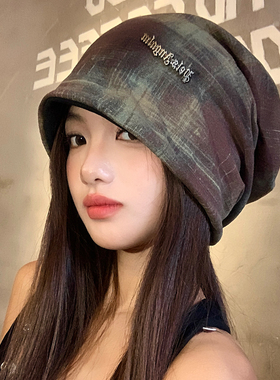 废土风复古小众设计堆堆帽女夏季