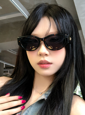 复古猫眼墨镜女款适合方圆脸