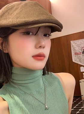 美式复古辣妹前进帽女夏季薄款潮
