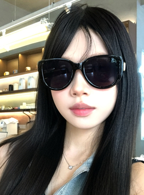 复古大框高级太阳眼镜适合方圆脸