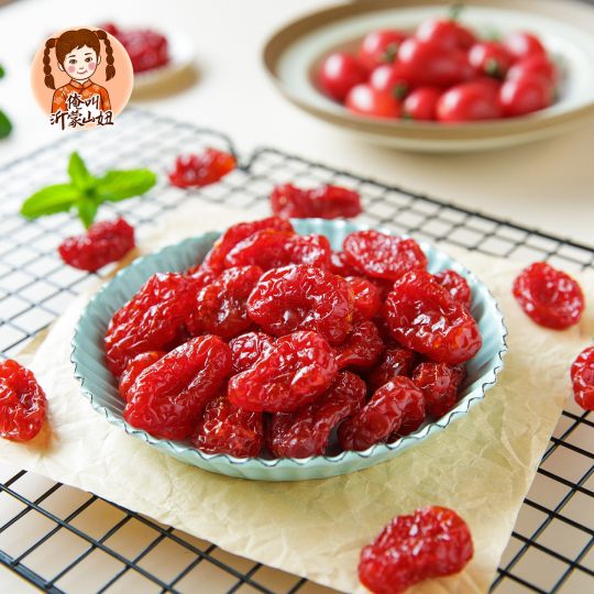 山妞圣女果干零食番茄干小西红柿500g酸甜剩女水果干休闲蜜饯特产