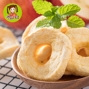 红富士苹果干苹果片500g