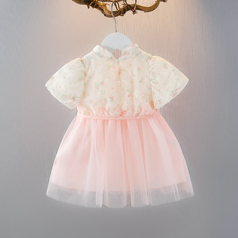 女童短袖汉服夏季周岁婴儿裙子宝宝古风生日礼服公主裙儿童连衣裙,淘宝优惠券,粉丝福利购,淘宝优惠卷