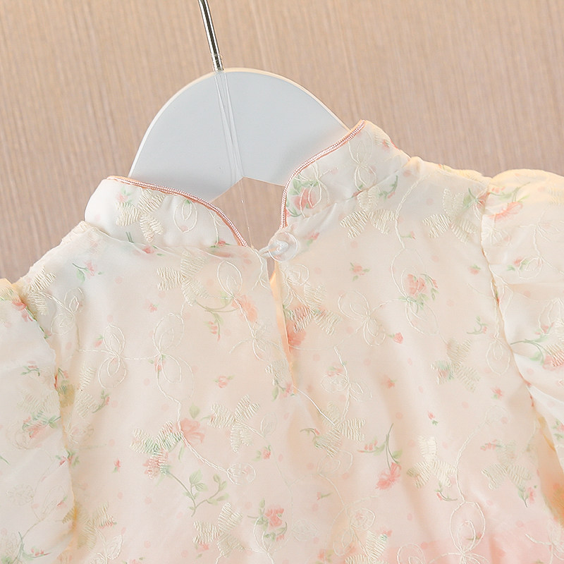 女童短袖汉服夏季周岁婴儿裙子宝宝古风生日礼服公主裙儿童连衣裙,淘宝优惠券,粉丝福利购,淘宝优惠卷