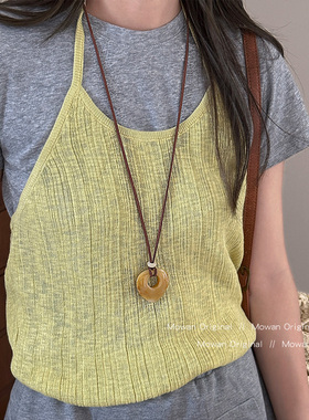 复古镂空爱心小众项链