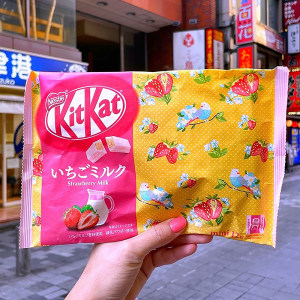 日本Nescafe雀巢奇巧KITKAT威化夹心饼干迷你巧克力15枚（袋装）