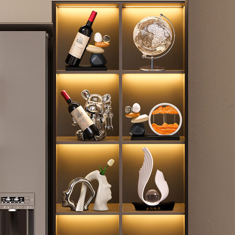 时来运转流沙画摆件客厅电视柜酒柜玄关轻奢高档高级装饰品办公室,淘宝优惠券,粉丝福利购,淘宝优惠卷