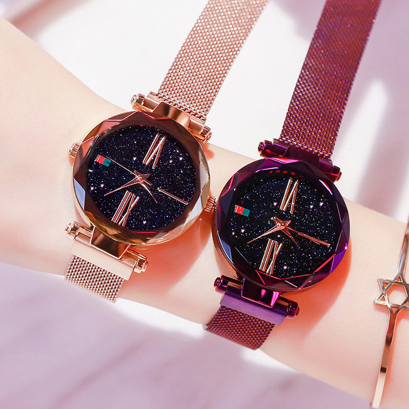 女士防水时尚潮流学生星空网红女表 卡美仕国产腕表