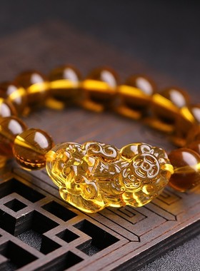 小众天然情侣抖音同款貔貅手链