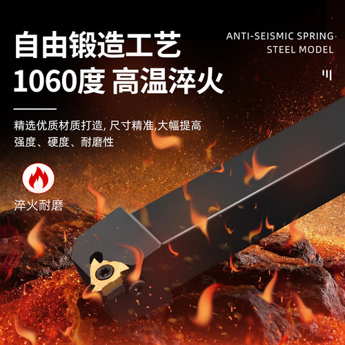 数控车刀 外螺纹刀杆SER2020K16/2525M16梯形螺纹刀具 车床车刀杆 - 图0