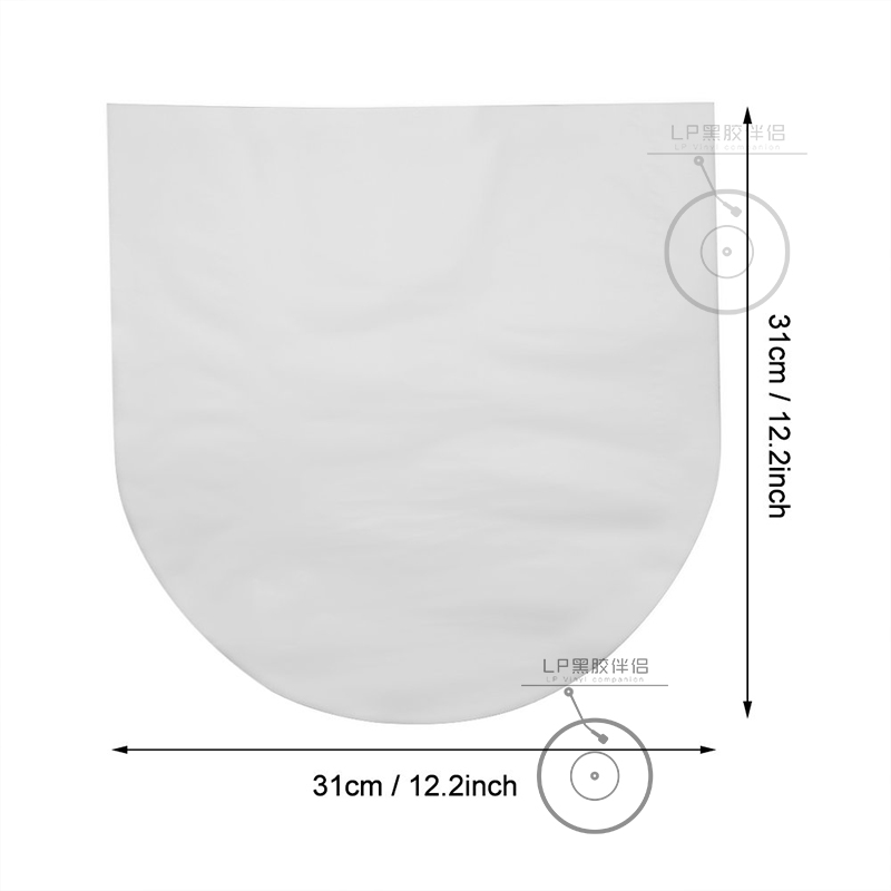 全新12寸LP黑胶唱片保护套 加厚型 内袋/防静电唱片袋 包邮 - 图3