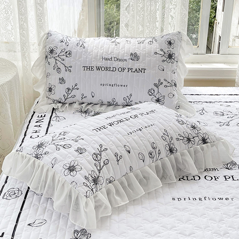 新款夹棉床裙单件花边公主床罩网红小清新床围裙加厚防滑四季通用,淘宝优惠券,粉丝福利购,淘宝优惠卷