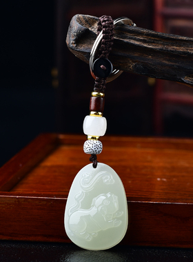 祥安阁福满乾坤吊坠和田玉属羊人2026年吉祥物男女生肖羊佩戴挂件
