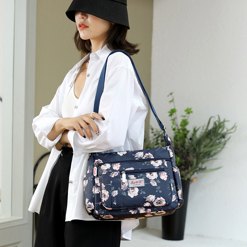 布包新款休闲中年尼龙布单肩手提包 全城爱女士包袋