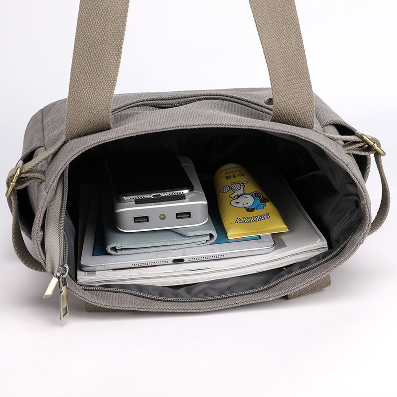 帆布包手提2023新款大容量单肩包 全城爱男士包袋