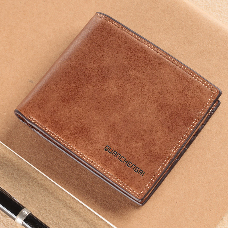 男士短款学生多卡位2019新款钱包 全城爱钱包